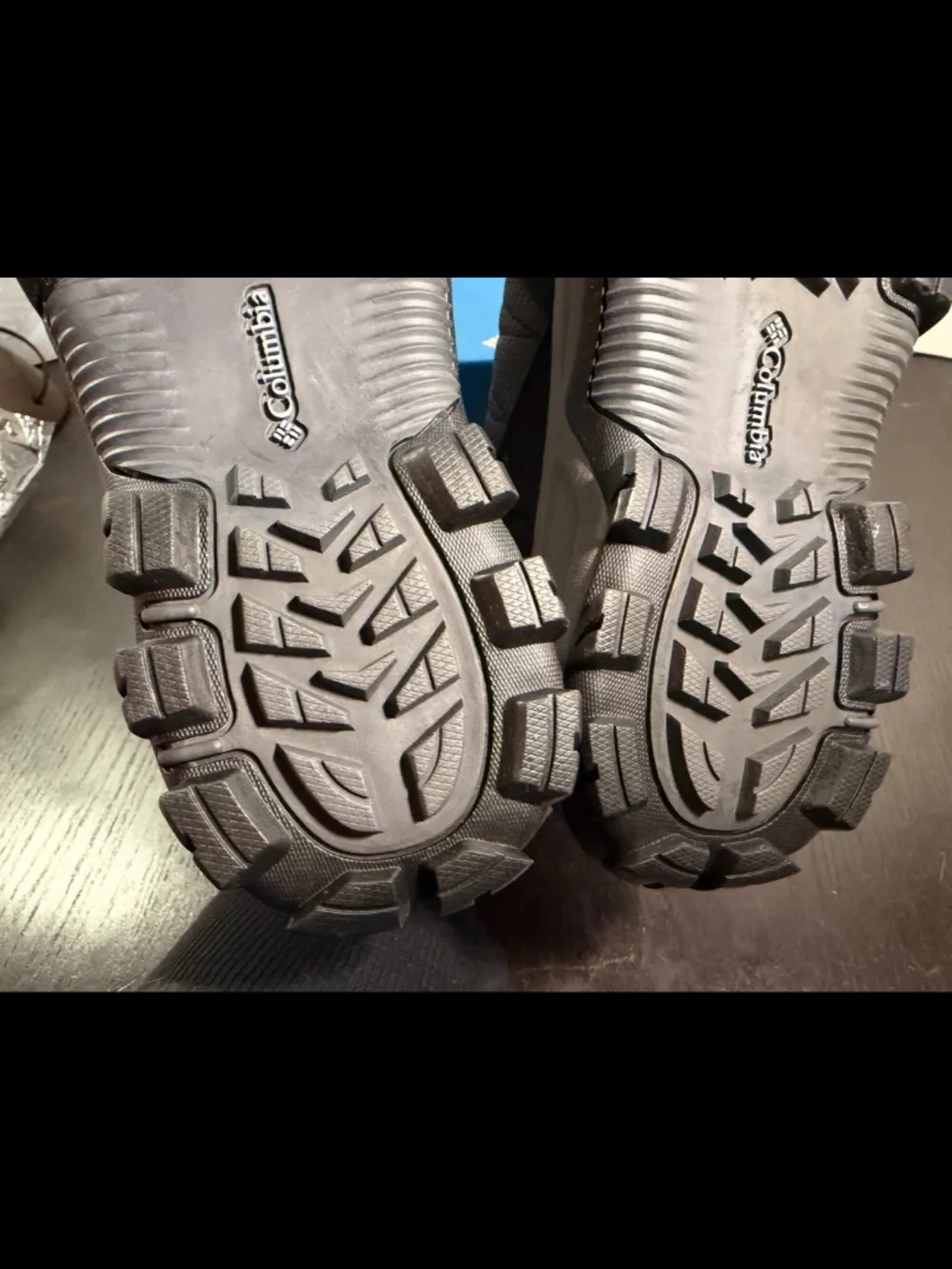 Columbia Transverse Waterproof Mid Hiking Boots Black/Grey/Steel Mens 9.5M
